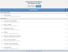 Tablet Screenshot of forum.renaultclube.com
